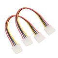 【Miga Plaza】4-Pin IDE to 4-Pin IDE Molex 4Pin Male to Female Floppy 4 Pin Power Cord / IDE Power Extension Cord 7.87in 2 Packs. 