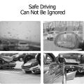Car Mirror Window Clear Film Anti Fog Car Rear-view Mirror Protective Film Waterproof Car Sticker 2 PCs/Set. 