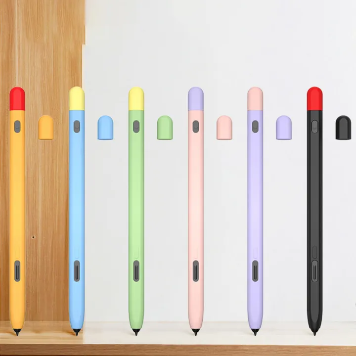 KOKKO%20Silicone%20Case%20Contrast%20Color%20Anti-scratch%20Pen%20Protective%20Cover%20Compatible%20For%20Galaxy%20Tab%20S-pen%20Pro%20Stylus%20-%20Image%208