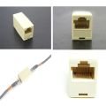 Network cable joint connector RJ45 Lan Jointer RJ45 Female Connector RJ 45 Coupler Extender Joinder Ethernet LAN Jointer (1PCS). 