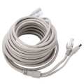 5M/10M/15M/20M RJ45+ Ethernet CCTV Cable for IP Cameras NVR System 10Mbps/100Mbps. 