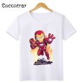 Marvel Kids T-shirts Avengers Iron Man Spiderman Hulk Captain America Print Baby Boys/Girls T shirt Summer Children Tops,HKP5546. 