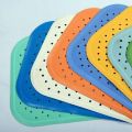 bath mat |Anti slip Natural Rubber- Large - 96 X 34cm / Shower Mat, Antimicrobial and machine washable with drain holes and suction cups. 