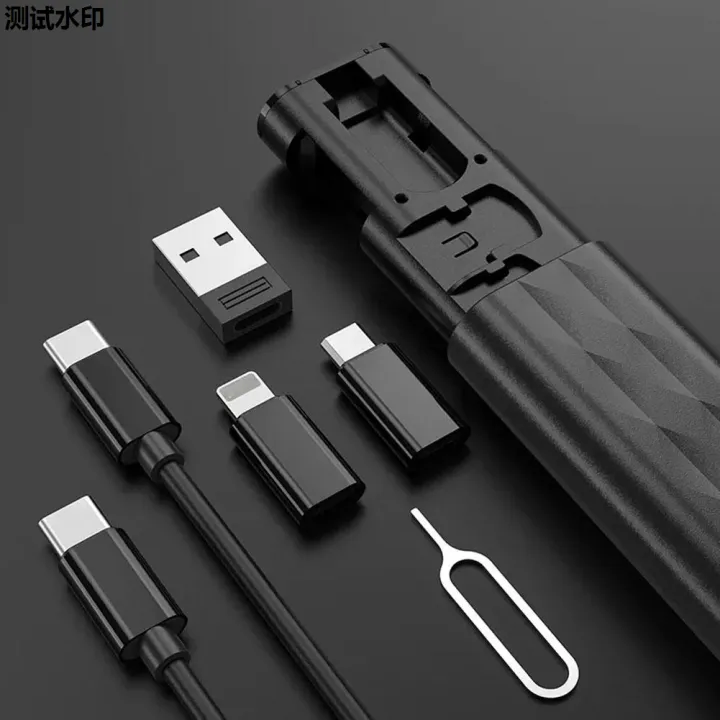 Cord Memory Pin Adapter Charging/8 Pin/Micro USB A Multifunction Data ...