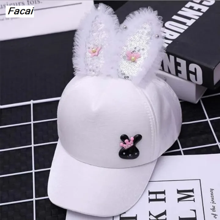 Facai%20Kids%20Girl%20Cartoon%20Rabbit%20Ears%20Mesh%20cap%20Snapback%20Children's%20Baby%20Fashion%20Sun%20Hat%20Seaside%20Baby%20Pretty%20Sequins%20Hip%20Hop%20Baseball%20Cap%20-%20Image%206