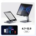 UGREEN Tablet Stand Adjustable Aluminum Tablet Holder for Desk ipad pro 12.9, 9.7, 10.5, ipad air Mini 4 3 2, iPhone 12 pro max, Surface pro. 