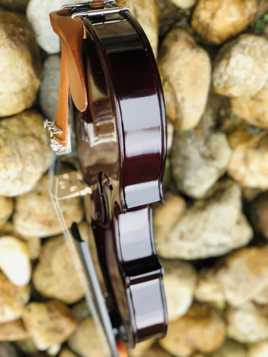 Brandurnburg%204/4%20Size%20German%20Made%20Violin%20with%20Hard%20Case%20Rosin%20and%20bow%20BB%20110%20-%20Coffee%20Brown%20-%20Image%204