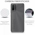 3D Carbon Fiber Back Sticker For Xiaomi Redmi 9T / Redmi Note 10 / Redmi Note 10 Pro. 