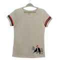 Women/ Ladies / Girls Trending Fashion O Neck, Half Sleeve Love Bird Printing Printed Casual Office Teenage Wear Tee T-Shirt Cotton Fabric Tops Casual Loose Fit Office Wear T-Shirt /Tshirt/ Blouse In Brown, Cream, Green Colors In S, M, L Xl Size. 