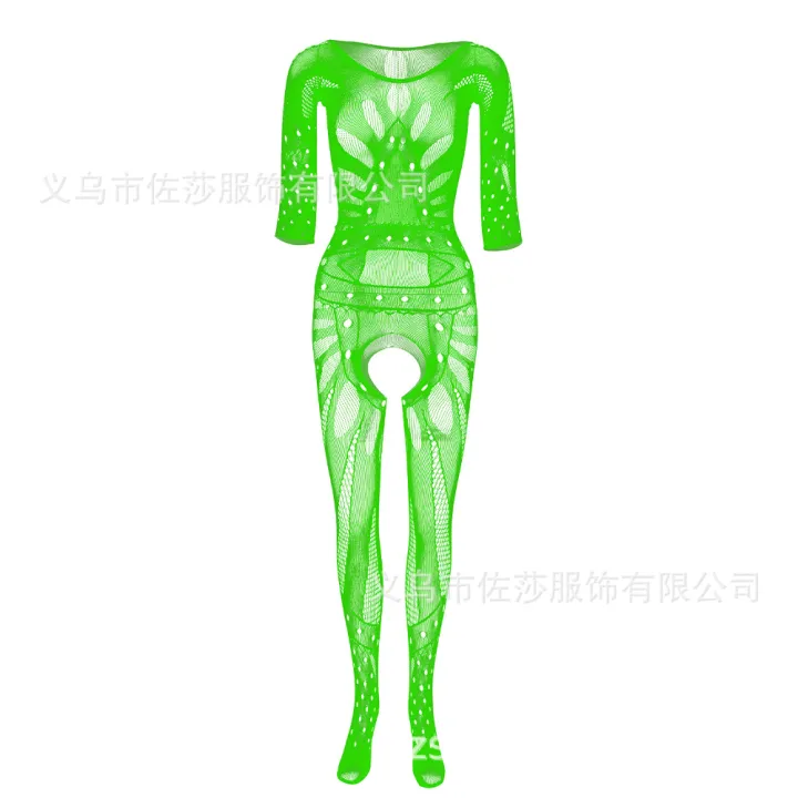 European%20and%20American%20Export%20Quality%20One-Piece%20Stockings%20Jacquard%20Hollow-out%20Long%20Sleeve%20Fishnet%20Clothes%20Jumpsuit%20W04%20Pajamas%20Pajamas%20-%20Image%206