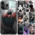 Toji Fushiguro JJK Japanese Anime Phone Case Protective Shell for iPhone 15 14 13 12 11 Pro Max Plus Mini SE Manga Glass Cover. 