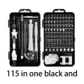 115 in 1 Screwdriver Set, Magnetic DIY Precision Tool kit for Glasses PC Laptop Mobile Cell Phone Digital Watch. 