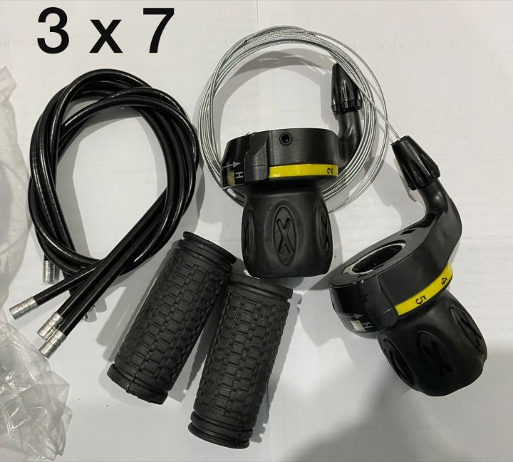 Bicycle Gear Shifter Cycle Grip Shifter 3x7 3x6 Cycling Accessories Bicycle Parts Gear System Changer Gear Changing