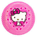 Hello Kitty Theme Party tableware supplies Paper cups, Plates, Straws, Napkins. 