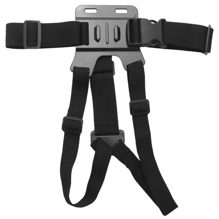 3 in 1 Universal Waterproof Action Camera Accessories Bundle Kit - Head Strap Mount/Chest Harness/Selfie Stick Compatible for Gopro Hero 6 5 Action Camera