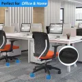 Furniture Castor Cups 4 PCS, Rubber Feet Pads Non Slip Furniture Coasters for Chair Leg Floor Protectors Bed Sofa Wheel. 