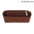 Multi-Pocket Women Insert Bag Felt Fabric Purse Handbag Organizer Bag Liner Tote MJK. 
