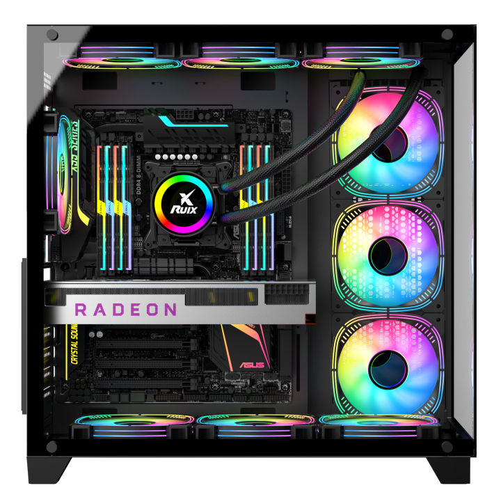 RUIX%20AEROSPACE%20PRO%20MAX%20Gaming%20PC%20Casing%20Full%20Tower%2010%20Fans%20Support%20-%20Image%204