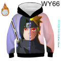 Naruto Children's Clothing Baby Boys Hoodies Men Women Clothes Kakashi Japanese Anime Boys Sasuke Costume. 