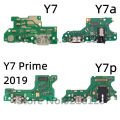 NEW USB Charging Port Dock Charger Plug Connector Board Flex Cable MIC For Huawei Y7 Y7a Y7p Y9 Y9a Y9s Prime 2018 2019 2020. 