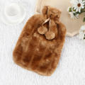 【Popular Categories】 Large Natural 2L Hot Warm Faux Water Bottle Cover Fluffy Pompom Cover. 