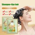 Bubble Hair Dye Shampoo Natural Plant Bubble Hair Dye Cream Long-lasting Gray Hair Coverage And Effective Hair Coloring Shampoo. 