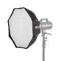 TRIOPO 55cm Foldable 8-Pole Octagon Softbox with Soft Cloth Carrying Bag Bowens Mount for Studio Strobe Flash Light-m. 