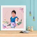 Digital art photo frame. 
