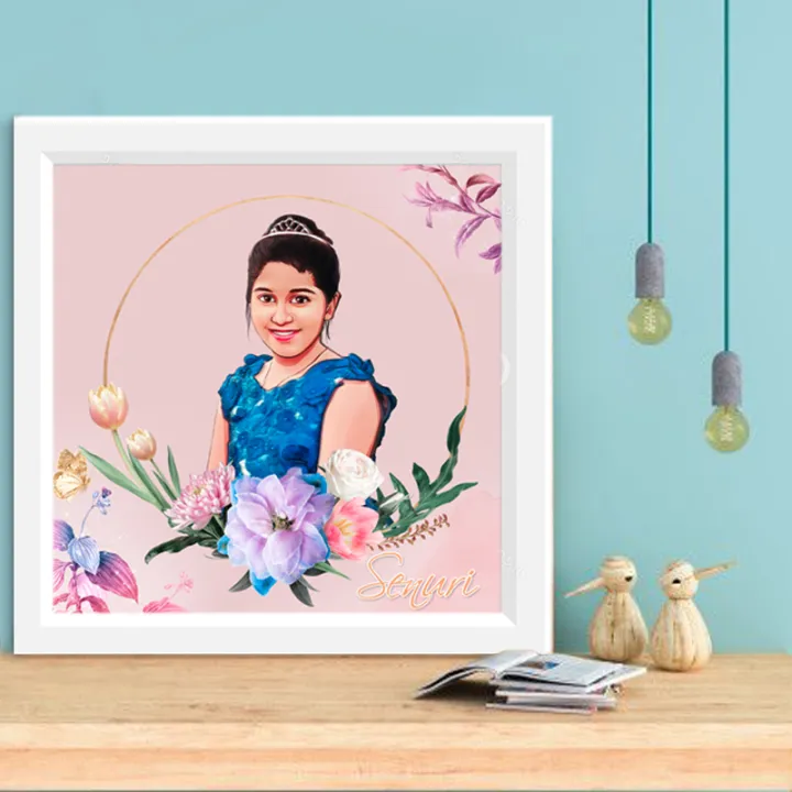 Digital art photo frame