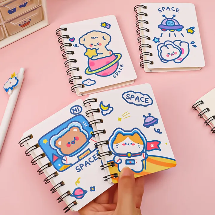 Coil%20Notebook%20Small%20Notepad%20Animal%20Rollover%20Notebook%20Mini%20Kawaii%20Diary%20Korea%20Cartoon%20Anime%20Notebook%20-%20Image%202