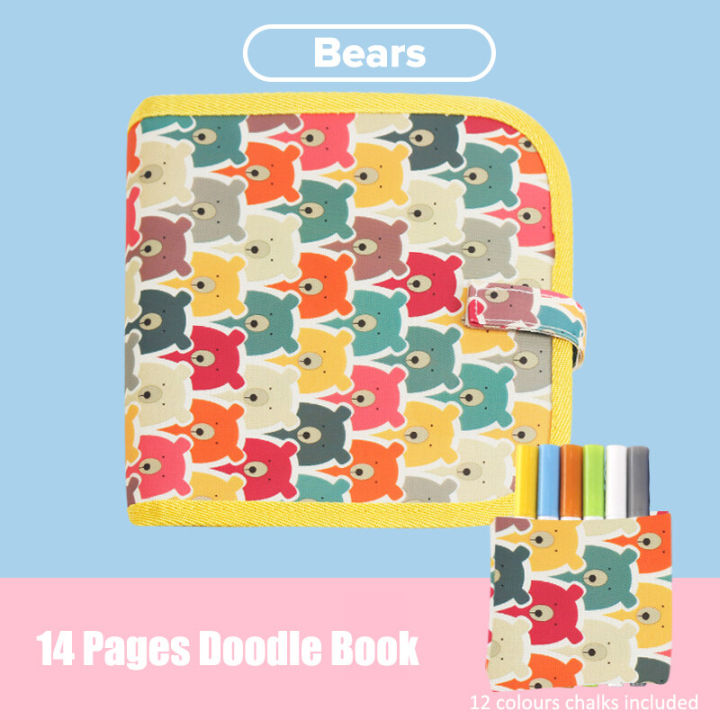 FLIPPED%20Doodle%20Book%20Drawing%20Pad%20Portable%20Reusable%20Erasable%20Writing%20Board%20Arts%20Crafts%20Toys%20Painting%20Kits%20for%20Kid%20Toddlers%20Activity%20Toy%20On%20Travel%20Airplane%20Boys%20Girls%20Age%203+%20-%20Image%208