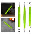 Food Carving DIY Texture Tool Pottery Clay Sculpturing Tool Multifunctional Food 17cm. 