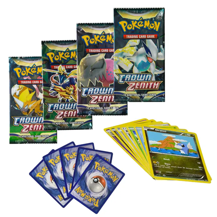 9pcs Pokemon Cards Pack (Sword & Shield:Crown Zenith) (A Grade) (1 Pack)