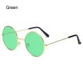 Original Retro Punk Style Party Hippie Disco Circle Sun Glasses Eyewear Metal Frame Sunglasses Round Sunglasses Unisex Multi Color Len. 