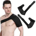 Adjustable Shoulder Support Brace Strap Joint Sport Gym Compression Neoprene Bandage Wrap NEW. 