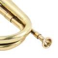 Solid Copper and Brass Bugle Blowing Bugle Signal Musical Instrument with Mouthpiece Cavalry Trumpet Scout Bugle for Beginner Orchestra Kids. 