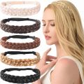 Synthetic Braided Headbands Hair Band Braiding Hair Accessories Hair Extension Hairpiece for Women Girls. 