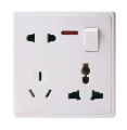 Multifunction Wall Socket Switch Power Plug Outlet Panel Switch with Indicator Home Wall Socket. 