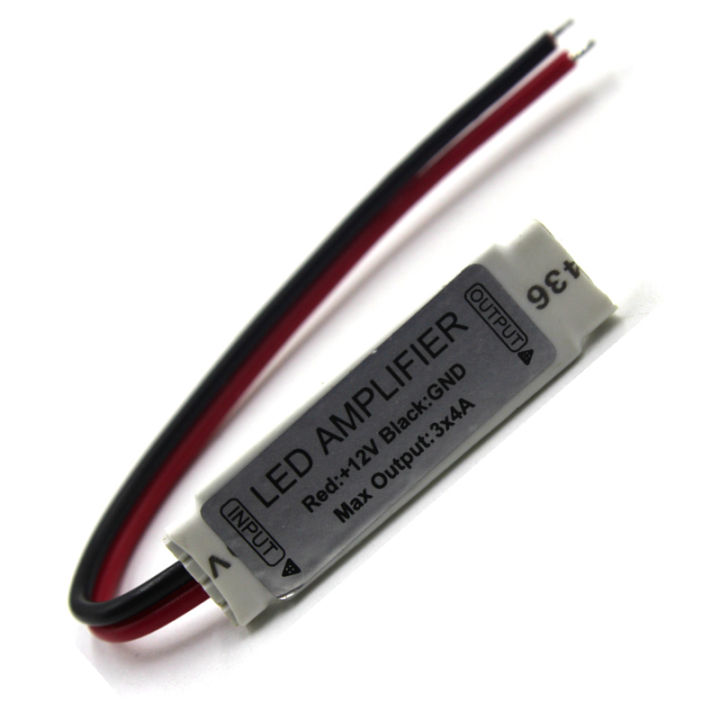 Dc12v 3*4a 144w Mini Portable Rgb Led Strip Amplifier For Led Strip Rgb ...