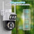 6MP Dual Lens WiFi PTZ Camera Night Vision Color OutdoorCameras (code:1052a). 