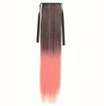Long Straight Hair Pony Wig Ponytail Tail Hair Cosplay Hair Wig Fiber Synthetic Fake Hair Extensions For Women C680 B. 