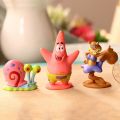 SpongeBob Figure Send Big Star Small Ornaments Octopus Brother Doll Doll Model Tabletop Cake Decorations. 