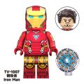 Compatible with New Superhero Avengers Iron Man Thanos War Machine Assembling Minifigures Building Blocks Toy. 