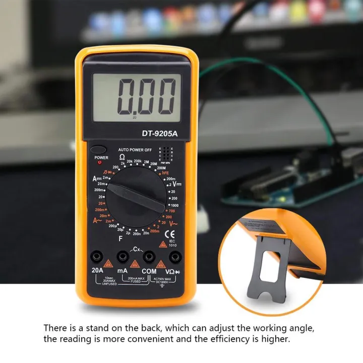 Digital%20Multimeter,%20DT9205A%20LCD%20Display%20Handheld%20Digital%20Multimeter%20AC/DC%20Resistance%20Capacitance%20Tester%20with%20Low%20Battery%20Indication/%20Overload%20Indication/%20Auto%20Power%20Off%20Function%20-%20Image%205