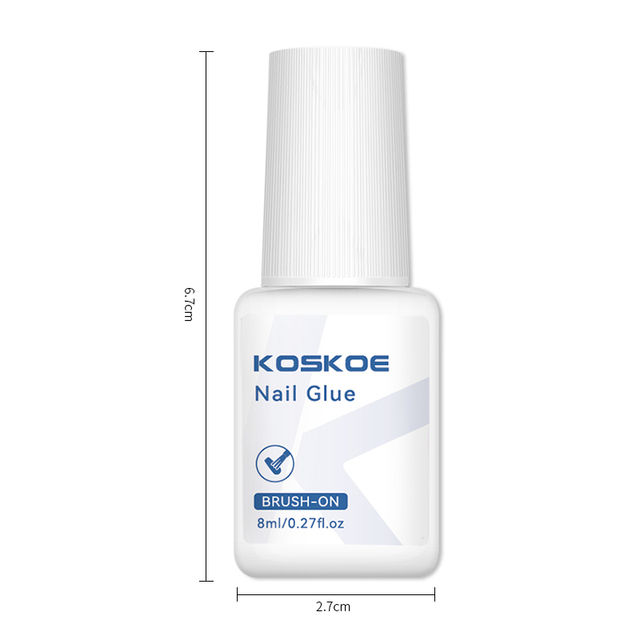 KOSKOE%208ml%20Nail%20Glue%20%E2%80%93%20Strong%20Adhesive%20Gel%20for%20Fake%20Nails,%20Glitter,%20Rhinestone%20Decoration%20&%20Nail%20Extension%20%7C%20Brush%20Cap%20Design%20-%20Image%206