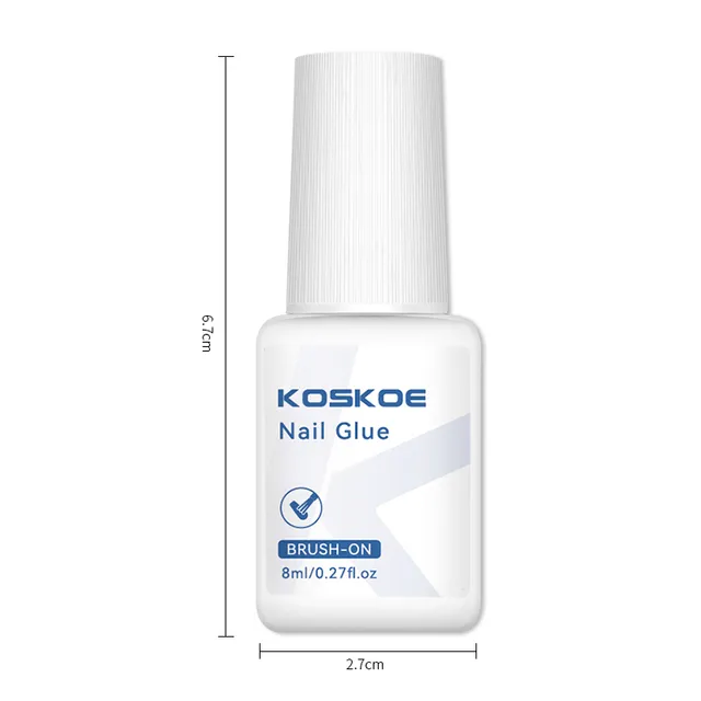 KOSKOE%208ml%20Nail%20Glue%20%E2%80%93%20Strong%20Adhesive%20Gel%20for%20Fake%20Nails,%20Glitter,%20Rhinestone%20Decoration%20&%20Nail%20Extension%20%7C%20Brush%20Cap%20Design%20-%20Image%206