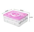 High Quality ABS Plastic Egg Storage Box with Lid and Handle. 