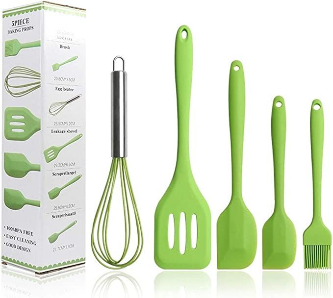 Kitchen%20Utensil%20Set,%205%20PCS%20Silicone%20Kitchen%20Utensils%20Set%20for%20Cooking%20&%20Baking%20-%20Nonstick%20Cookware%20with%20Turner,%20Whisk,%20Brush,%20Spatula%20-%20Image%203