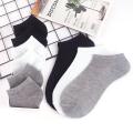 Women Breathable Sports Socks Comfortable Cotton Ankle Stockings Solid Color. 
