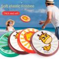 Children's Sports Toys Frisbee Soft Kindergarten Safe Hand Throwing Cute Cartoon Frisbee Toys Parent-child Outdoor Sports. 